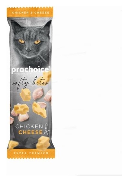 Prochoice Softy Bites Chicken & Cheese Kediler Için Yumuşak Atıştırmalık 10 gr