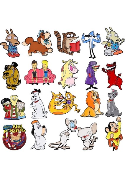 23 1 90 S Karikatür Sevimli Emaye Pin Broş Anime Rozetleri Yaka Iğneler Sırt Çantaları Broş Vintage Moda Takı Aksesuarları Hediyeler (Yurt Dışından) fiyatları