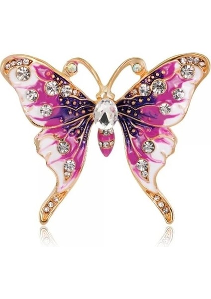 Stil 12 Narin Rhinestone Kelebek Broş Kadınlar Zarif Kristal Böcek Broş Pins Moda Düğün Parti Takı Ceket Aksesuarları (Yurt Dışından)