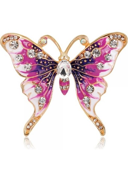 Stil 12 Narin Rhinestone Kelebek Broş Kadınlar Zarif Kristal Böcek Broş Pins Moda Düğün Parti Takı Ceket Aksesuarları (Yurt Dışından) modelleri