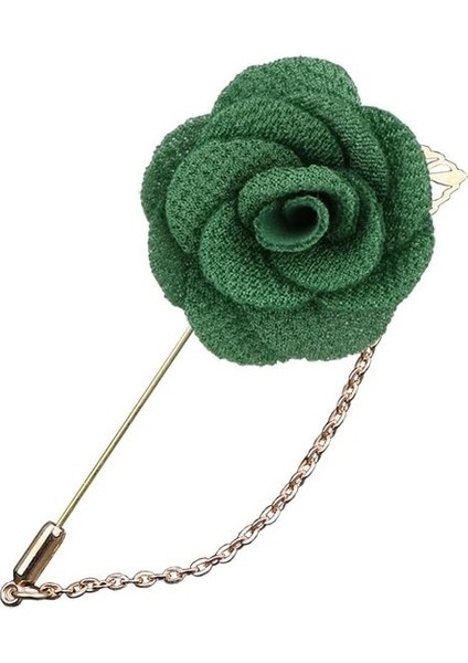 A4 Kore Damat Düğün Broş Kumaş Sanatı El Yapımı Gül Çiçek Broş Yaka Pin Rozeti Püskül Zincir Erkek Takım Elbise Aksesuarları (Yurt Dışından)