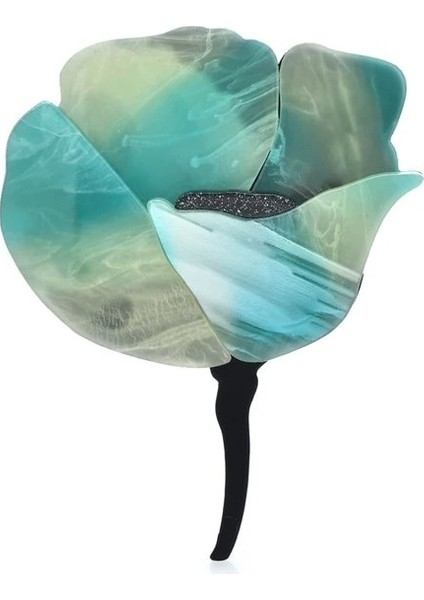 Yeşil Wuli ve Bebek Akrilik Çiçek Broş Kadınlar Için Unisex 4 Renkli Güzel Güzellik Çiçek Bitkiler Parti Ofis Broş Pin Hediyeler (Yurt Dışından)