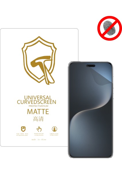 Honor Magic 7 Pro ile Uyumlu Tpu Nano Mat Ekran Koruma Filmi EKM107
