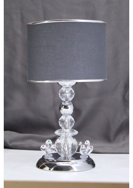 Cam Ayaklı Masa Abajuru