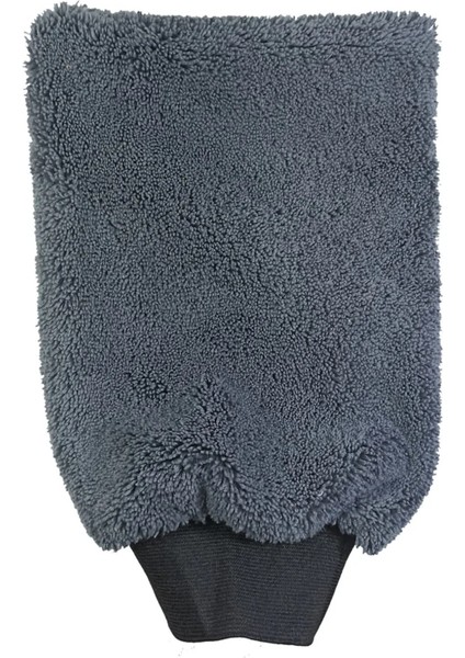 2 Adet Süngerli Mikrofiber Oto Yıkama ve Cila Eldiveni