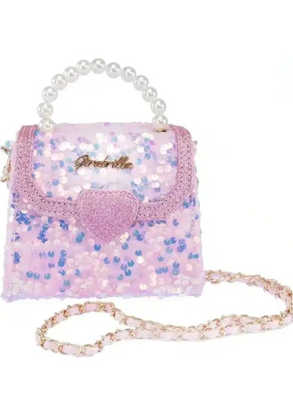 Işıltılı Kapaklı Omuz Çanta TM-1042