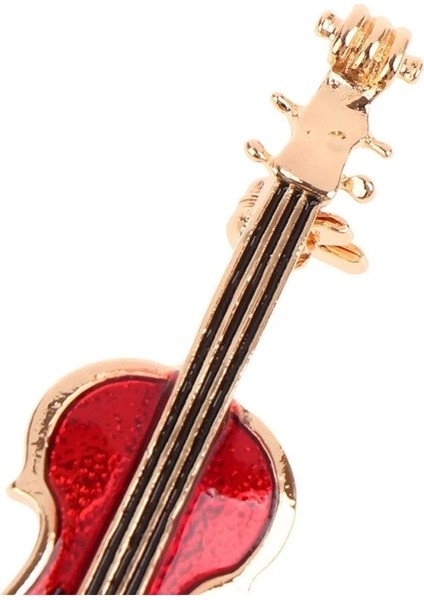 Stil 8 1 Adet Moda Zarif Kırmızı Keman Pimleri Broş Bayan Kristal Rhinestone Müzik Aletleri Broş Pin Takı Aksesuarları (Yurt Dışından) indirimleri