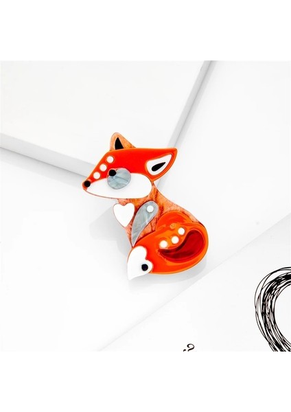 JBSW188 Yaologe 2022 Yeni Akrilik Tilki Köpek At Broş Kadınlar Için Unisex Moda Karikatür Sevimli Hayvan Parti Gündelik Broş Pin Hediyeler (Yurt Dışından) fırsatları