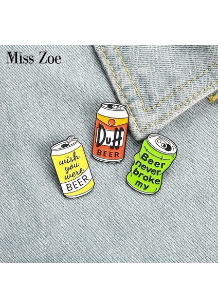 Style1 Bira Kutusu Emaye Pin Özel Duff Bira Broş Çanta Elbise Yaka Pin Keşke Olsaydın Bira Rozeti Tv Takı Hayranları Için Hediye Arkadaşlar (Yurt Dışından) fiyatları