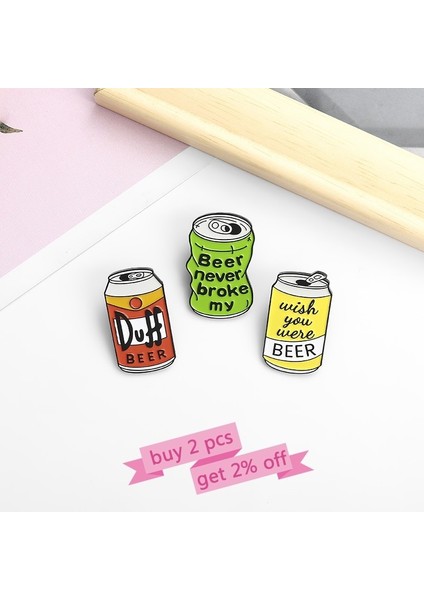 Style1 Bira Kutusu Emaye Pin Özel Duff Bira Broş Çanta Elbise Yaka Pin Keşke Olsaydın Bira Rozeti Tv Takı Hayranları Için Hediye Arkadaşlar (Yurt Dışından) modelleri