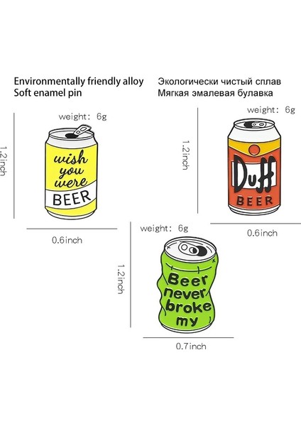 Style1 Bira Kutusu Emaye Pin Özel Duff Bira Broş Çanta Elbise Yaka Pin Keşke Olsaydın Bira Rozeti Tv Takı Hayranları Için Hediye Arkadaşlar (Yurt Dışından) fırsatları