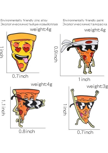 WY0887 Pizza Noel Ağacı Metal Emaye Broş Karikatür Ufo Gramofon Gezegen Kraliçe Rozet Pin Moda Sevimli Yaka Sırt Çantası Takı Hediye (Yurt Dışından) fiyatları