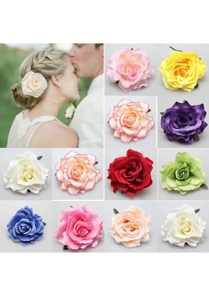 Stil 9 Güzel Bohemia Kumaş Gül = Gelin Düğün Parti Takı Aksesuarları Için Çiçek Şekli Broş Pins (Yurt Dışından) fiyatları