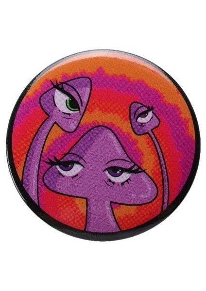 XZ8065 Rock N Roll Teneke Pin Punk Değil Ölü Sonsuza Kadar Zihinsel Kafa Bandı Broş 44MM Düğme Rozeti Punk Müzik Takı Hayranları Için Hediye (Yurt Dışından)