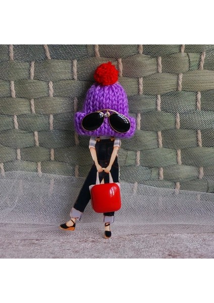 Style5 Sevimli Akrilik Broş Yün Şapka Broş Kadın Kızlar Için Moda Rozeti Pimleri Giyim Aksesuarları Hediyeler (Yurt Dışından) fiyatları