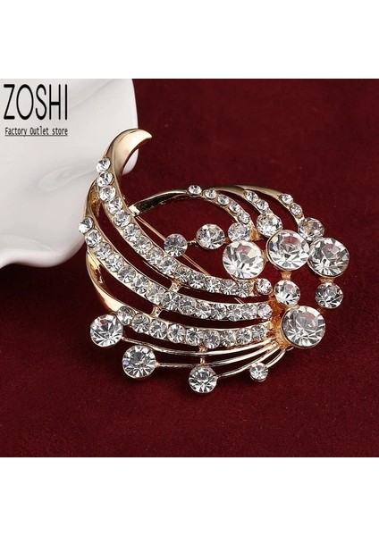 XZ073 Rhinestone Ayar Kanatları Kadınlar Için Altın Kaplama Broş Pins Erkekler Için Takım Elbise Ceket Dekor Pimleri Yılbaşı Hediyeleri Yeni Yıl (Yurt Dışından) fiyatları
