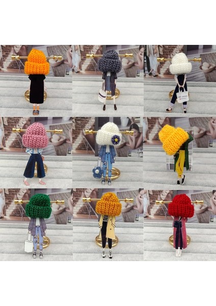 STYLE14 Sevimli Akrilik Rozetleri Broş Kadınlar Için Yün Şapka Eşarp Pin Simgeler Sırt Çantası Broş Kız Giyim Aksesuarları Yeni Yıl Hediyeleri (Yurt Dışından) fiyatları