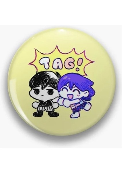 64859 58MM(2.3IN) Omori Rozeti Pines Sevimli Özelleştirilmiş Manga Sevimli Giysiler Özel Anime Pin Rozeti Yaka Anime Hediyeler (Yurt Dışından) fırsatları