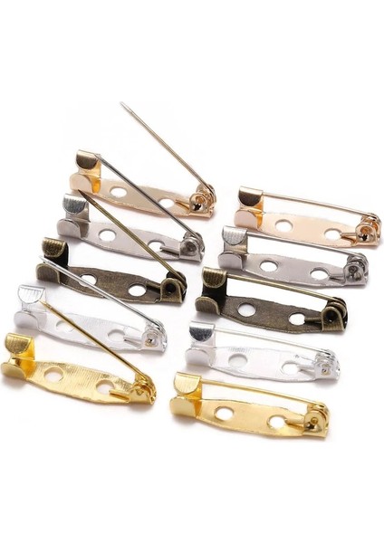 Stil A K Beyaz 35MM 30-50 Adet 20 25 30MM Metal Emniyet Pimleri Broş Taban Bulguları Broş Klip Pimleri Takı Yapımı Için Boş Taban Giyim Aksesuarları (Yurt Dışından) fiyatları