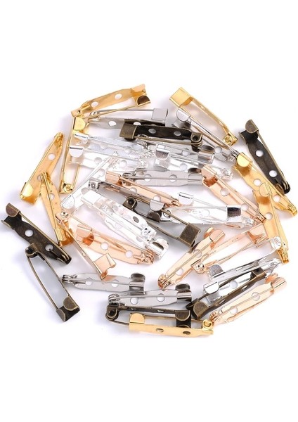 Stil A K Beyaz 35MM 30-50 Adet 20 25 30MM Metal Emniyet Pimleri Broş Taban Bulguları Broş Klip Pimleri Takı Yapımı Için Boş Taban Giyim Aksesuarları (Yurt Dışından) modelleri