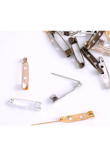 Stil A K Beyaz 35MM 30-50 Adet 20 25 30MM Metal Emniyet Pimleri Broş Taban Bulguları Broş Klip Pimleri Takı Yapımı Için Boş Taban Giyim Aksesuarları (Yurt Dışından) fırsatları