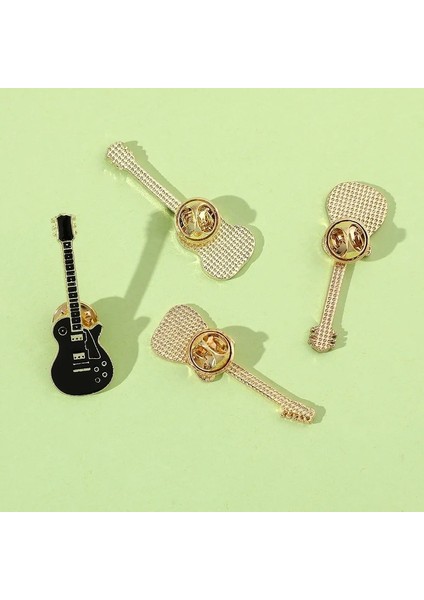 Stil-15 Müzik Bölümü Gitar Keman Tasarım Metal Emaye Broş Karikatür Sevimli Sanat Enstrüman Amblemi Pimleri Takı Giyim Aksesuarları (Yurt Dışından) fırsatları