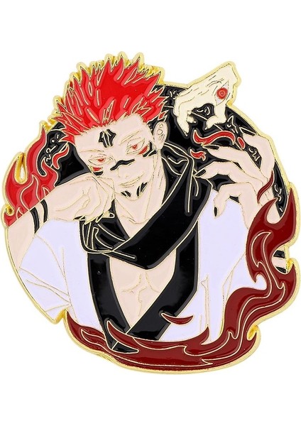 Stil 1 1 DZ2432 Anime Komik Tarzı Sevimli Emaye Pimleri Gojo Satoru Yaka Pin Giysi Sırt Çantaları Rozeti Takı Aksesuarları (Yurt Dışından) modelleri