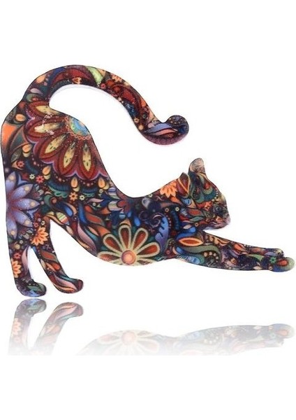 Stil 2 1 Adet Miyav Kedi Harajuku Sevimli Karikatür Hayvan Kedi Akrilik Broş Elbise Rozeti Çocuk Sırt Çantası Broşlar Iğneler Kadınlar Takı Aksesuarları (Yurt Dışından)