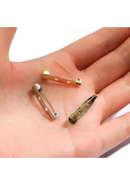 Gunblack 5X15MM 50 Adet/grup 15 20 25 30 35 mm Broş Klip Taban Pimleri Emniyet Pimleri Broş Ayarları Boş Taban Diy Takı Yapımı Malzemeleri (Yurt Dışından) modelleri
