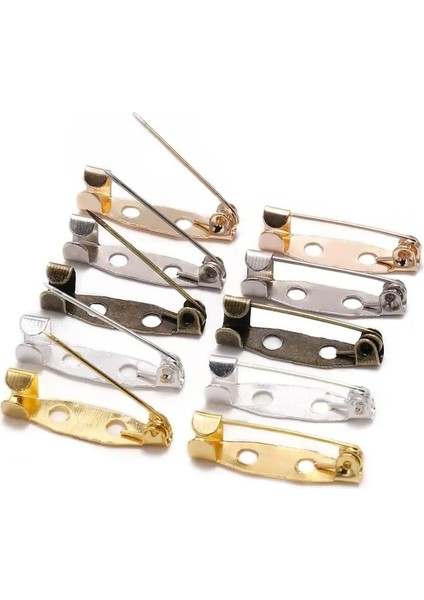 Antik Bronz 20MM 50 Adet/grup 15 20 25 30 35 mm Broş Klip Taban Pimleri Emniyet Pimleri Broş Ayarları Boş Taban Diy Takı Yapımı Malzemeleri (Yurt Dışından) modelleri