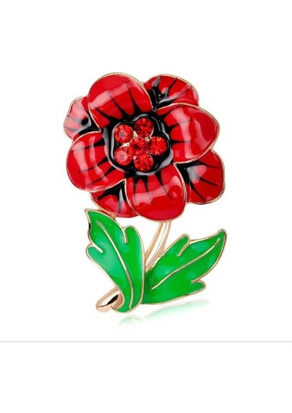 Stil 8 Eanmel Kırmızı Haşhaş Kadınlar Için Broşlar Ingiltere "unutmayalım" Pin Anma Çiçek Apoletler Takı Hediyeler Anma Günü Için (Yurt Dışından) modelleri