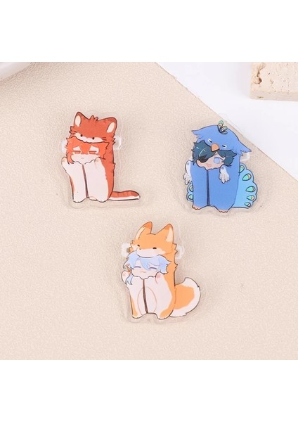 Xiao Rozeti Karikatür Oyunu Genshin Etki Serisi Sevimli Tulum Çevresel Akrilik Broş Çanta Giyim Dekorasyon Kolye (Yurt Dışından) fırsatları