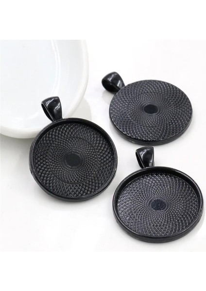 Gül Altın 30MM x 5 Adet 20MM 25MM 30MM Iç Boyut 10 Renk Kaplama Klasik Desen Serisi Fit 20 25 30MM Cam Kabaşon Taban Ayar Tepsisi (Yurt Dışından) fiyatları