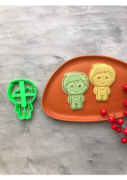 2'li Erkek Çocuk Hamur Şekillendirici/kurabiye, Seramik, Oyun Hamuru, Karışık Renk 6x9 cm fiyatları