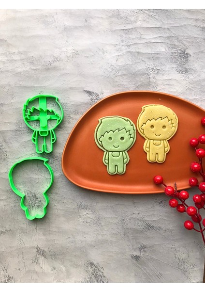 2'li Erkek Çocuk Hamur Şekillendirici/kurabiye, Seramik, Oyun Hamuru, Karışık Renk 6x9 cm indirimleri
