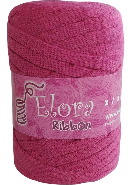 Fuşya Ribbon Örgü Ipi