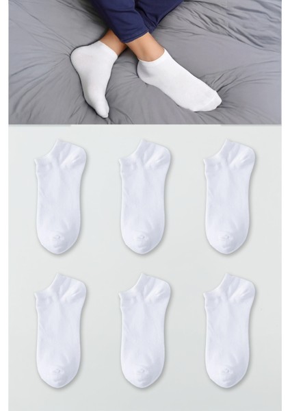 6 Çift Bilek Boy Çorap Unisex , Erkek , Kadın Tenis Çorap