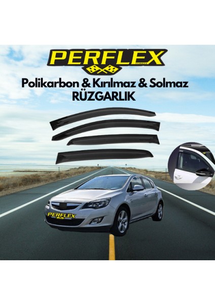 Perflex Polikarbon Kırılmaz Rüzgarlık V2 Mugen Opel Astra J (2009-2015)