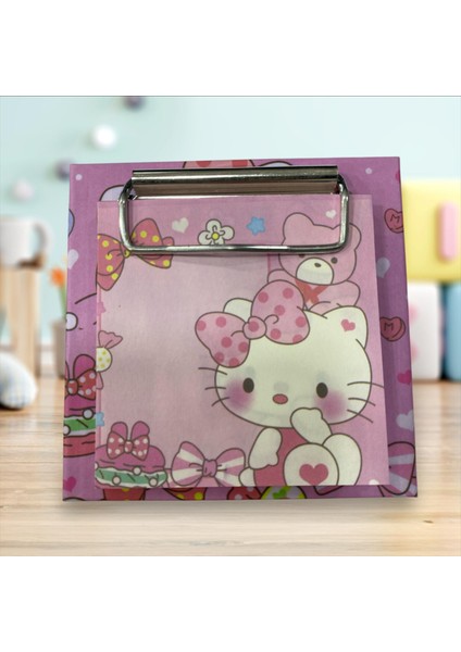 Hello Kitty Mini Sekreterlik Yapışkanlı Post-It Hediyeli