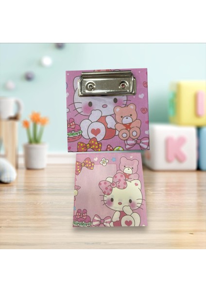 Hello Kitty Mini Sekreterlik Yapışkanlı Post-It Hediyeli