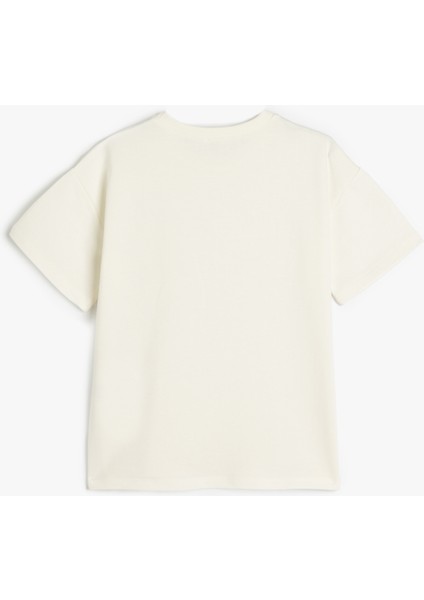 Kısa Kollu Bisiklet Yaka Pamuklu Basic T-Shirt fiyatları