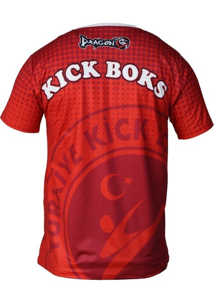KF2024 Kick Boks Tişörtü Kick Boxing Dijital Baskılı Tişört
