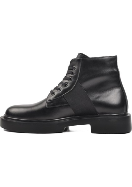 Premium 1245 Siyah Deri Erkek Bot modelleri