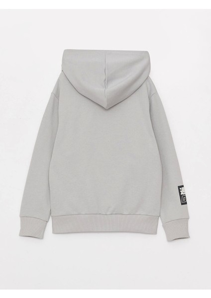 Lcw Kids Gri Baskılı Uzun Kollu Erkek Çocuk Hoodie fiyatları
