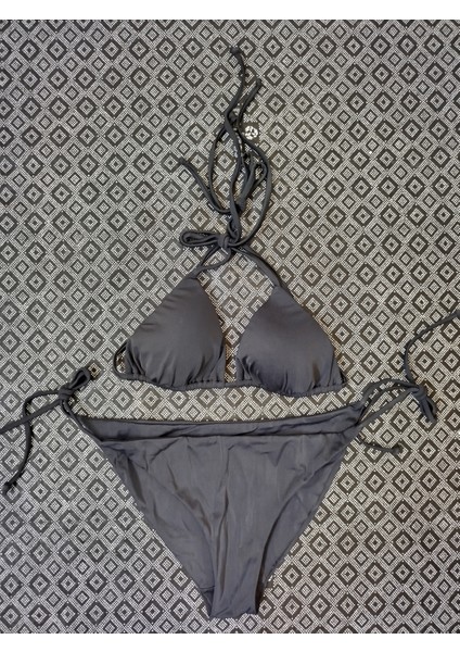 Üçgen Bikini - Yandan Bağlamalı Üçgen Bikini Takımı