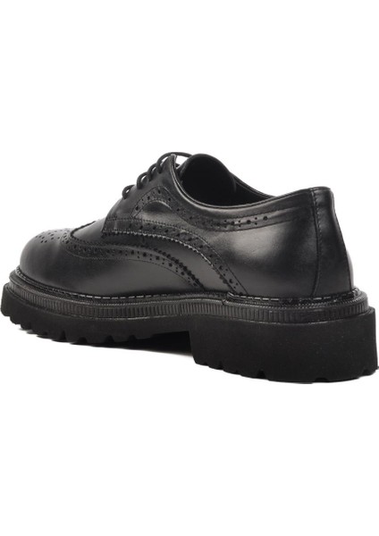 Premium 260 Siyah Deri Erkek Klasik Ayakkabı fırsatları