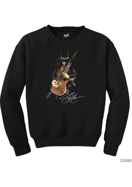 Guns N Roses Slash Solo Siyah Sweatshirt