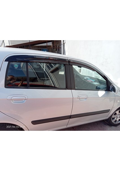 Hundaı Getz (4'lü) mügen model parlak siyah 2002-2011 Cam Rüzgarlığı kuzgun