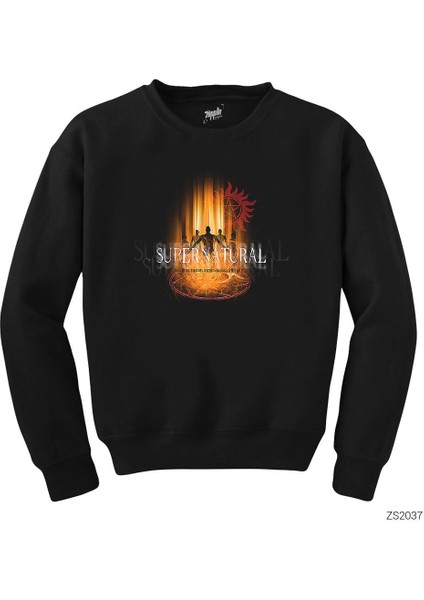 Supernatural Devil Cage Siyah Sweatshirt