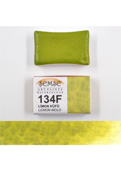 134F Limon Küfü El Yapımı Suluboya Tam Tava